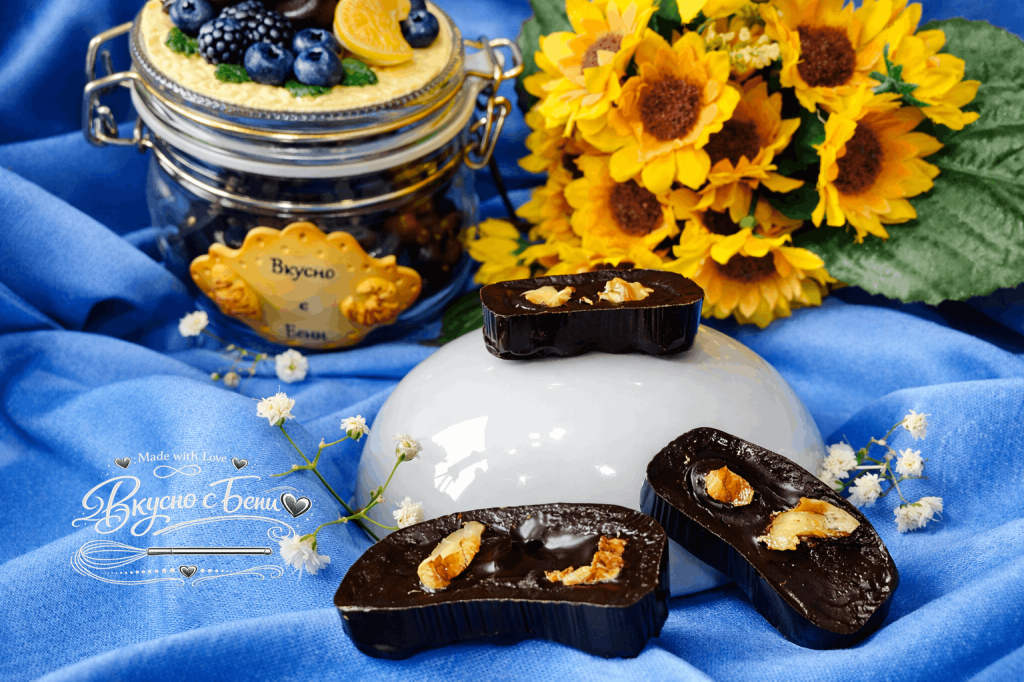 Домашен черен шоколад